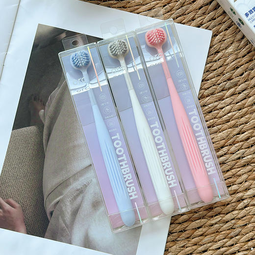 【湖州仓29.9元包邮】【三面牙刷】让刷牙更高效 软毛质地 温和舒适~湖州仓 商品图4