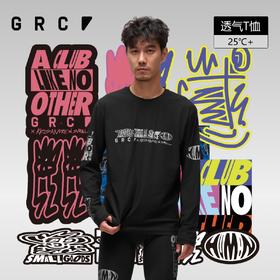 GRC桀骜无尽春夏KAS联名系列反光休闲骑行口袋上衣速干长袖T恤男女