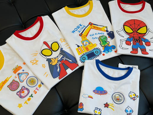 【秒杀】大甩卖‼️39.9/2件！会亮灯的儿童短袖Ｔ恤纯棉A类上衣男童女童短袖 商品图1