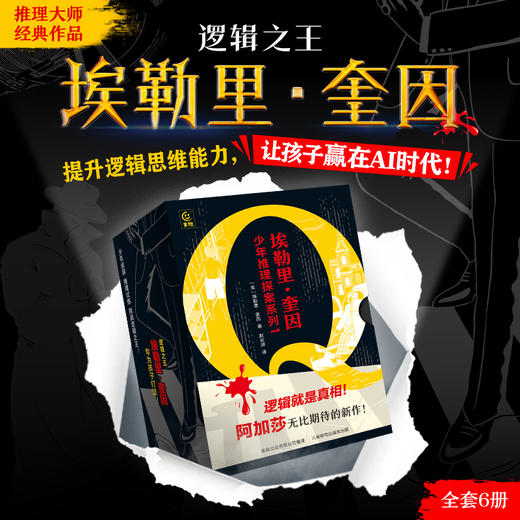 《埃勒里·奎因 少年推理探案系列1》全6册 商品图0