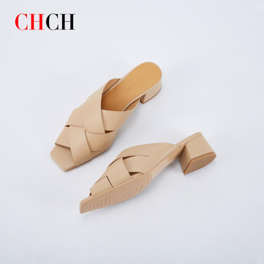 CHCH牛皮编织休闲女凉鞋CN1B1081【无运费险】 商品图7