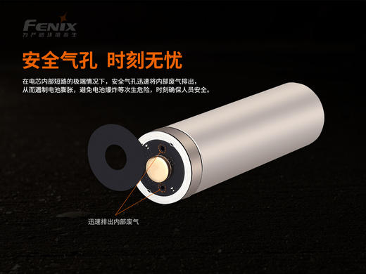 Fenix ARB-L21-4900U USB充电21700锂电池强光手电筒充电电池 商品图6
