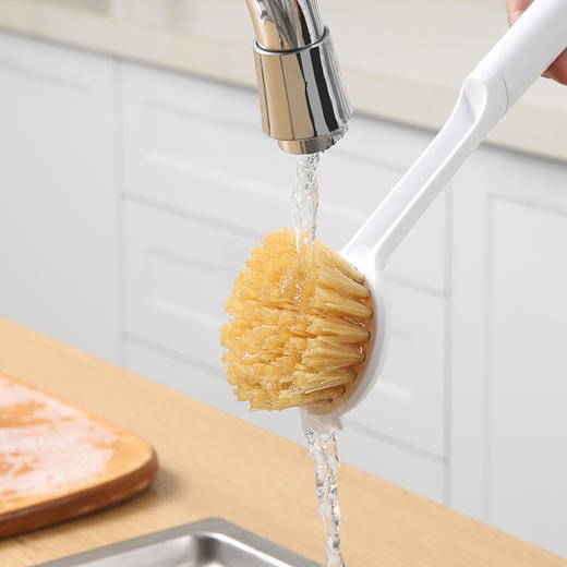 【批发】美丽雅剑麻锅刷长柄多功能刷子家用洗锅不沾油耐高温去污擦锅刷洗 商品图6