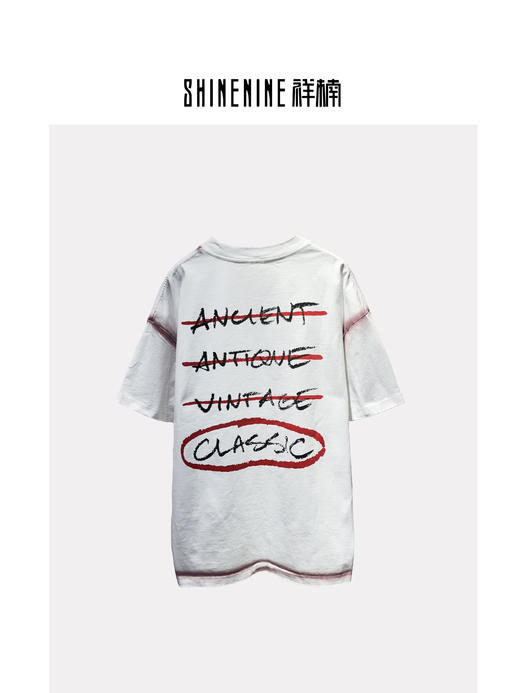 519612287涂鸦字母短袖T恤 商品图3