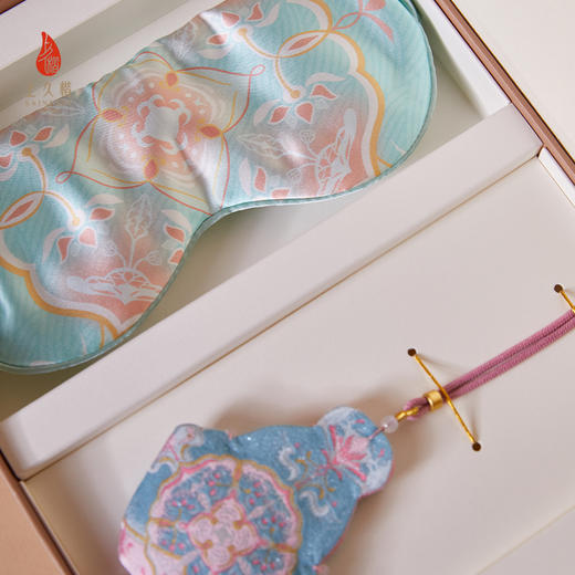 SAINTJOY/上久楷礼盒  清荷静涟  宋锦香囊SPS24J09 真丝眼罩SPS24W05 商品图8