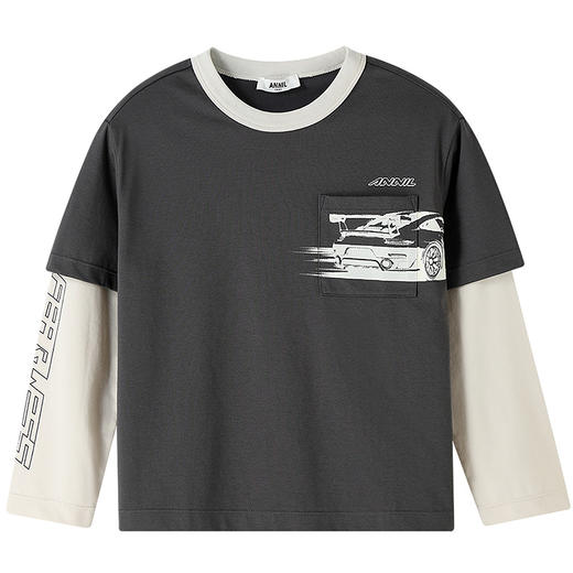 【实体店同款】男童圆领长袖针织衫秋季新款安奈儿童装AB531102 商品图6