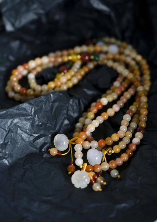 天然金丝玉多圈手串 贼显白的蜜糖配色 商品图7