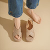 【预售5天】轻软舒适百搭厚底罗马一字凉鞋女夏季新款厚底沙滩女鞋XMJ&WB1155-13 商品缩略图3