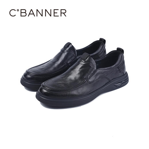 千百度便捷极速真皮商务皮鞋商务休闲A25470392 商品图4