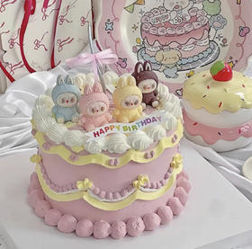 LABUBU家族怎么那么可爱 （玩偶颜色随机）