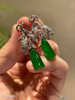 老坑帝王绿无事牌耳坠【5300806】具体价格微信咨询 商品缩略图2
