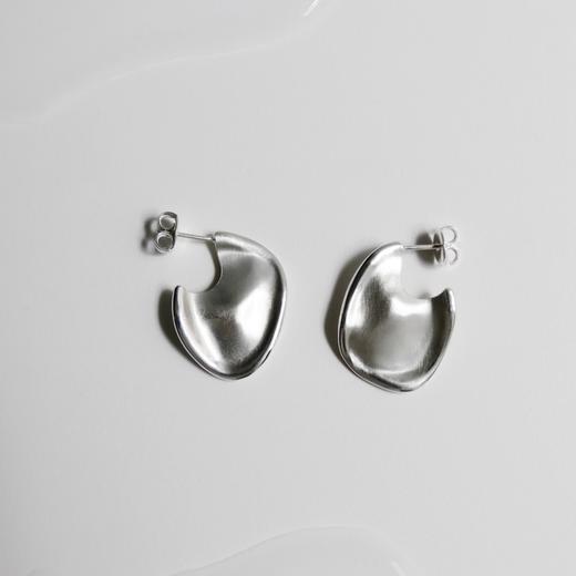 订购6周到｜Joidart-CALA-银色 缺口随形片 耳环［西班牙设计师］ 商品图3