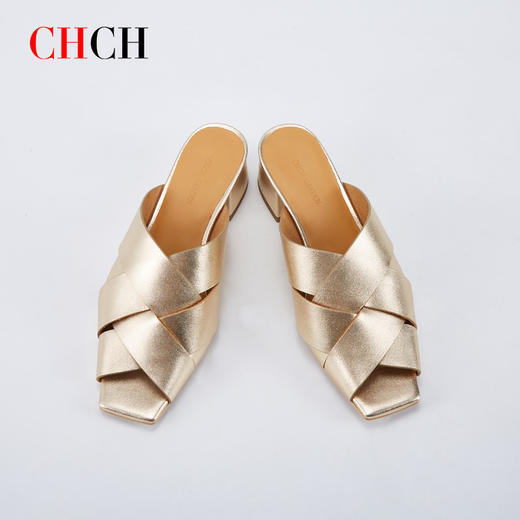 CHCH牛皮编织休闲女凉鞋CN1B1081【无运费险】 商品图3