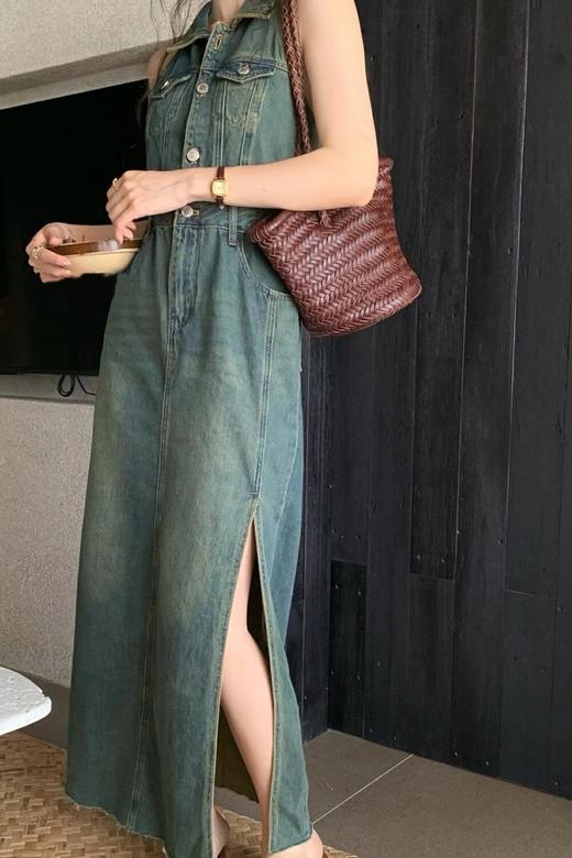 Kai & Kiera 港风复古牛仔连衣裙 20878 商品图6