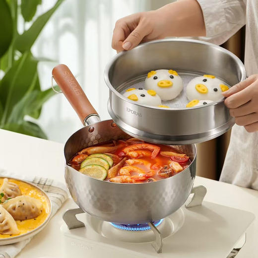 日本八奈司纯钛雪平锅 轻巧全能 不易生锈变形 烹饪效率翻倍 商品图1