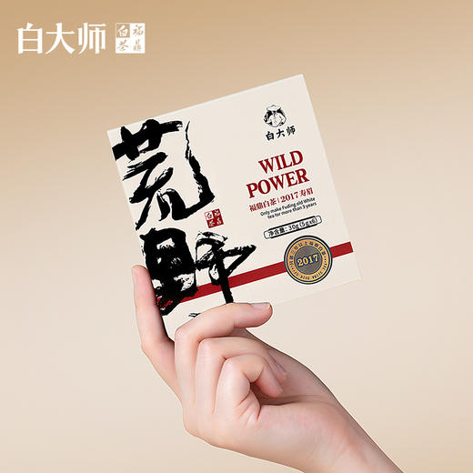 白大师茶叶寿眉老白茶福鼎白茶陈年2017年寿眉紧压白茶便携30g 商品图2