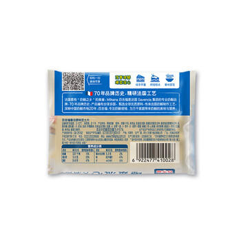 百吉福（MILKANA） 芝士片 再制奶酪 原味 300g/18片装 冷藏 即食  早餐烘焙原料 /粮油调味 /奶酪黄油 /奶酪/奶酪制品 商品图3