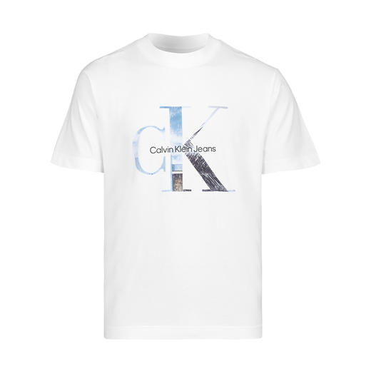 【特惠秒】Clavin Klein 男士宽松款印花logo全棉休闲短袖T恤12379 商品图1