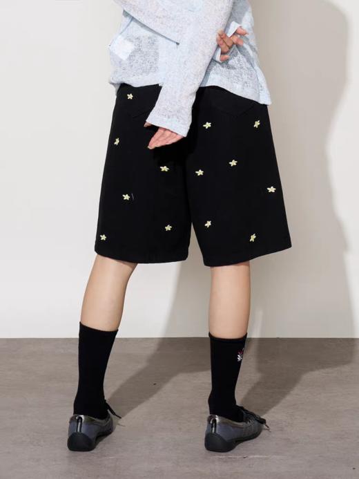 MoodLikeMe/MDK2505/花朵刺绣五分短裤 商品图2