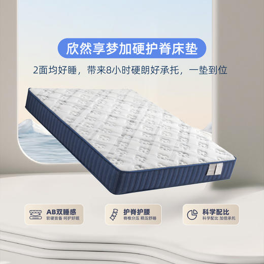 雅芳婷床垫家居床上用品欣然享梦加硬护脊床垫LK060 商品图0