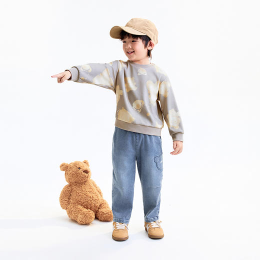 【实体店同款】男童圆领长袖卫衣秋季新款安奈儿童装XB531163 商品图6