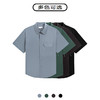 GXG男装 多色宽松翻领短袖衬衫 夏季热卖G24X232011 商品缩略图2