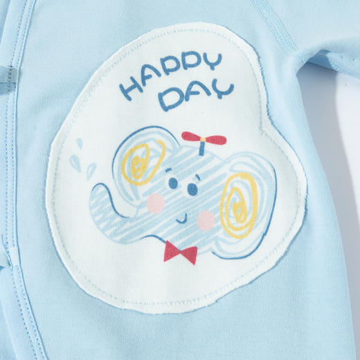 ZB3EL006贝贝怡春秋婴儿连体衣A类新生儿衣服宝宝哈衣连身衣爬服哈衣 商品图7