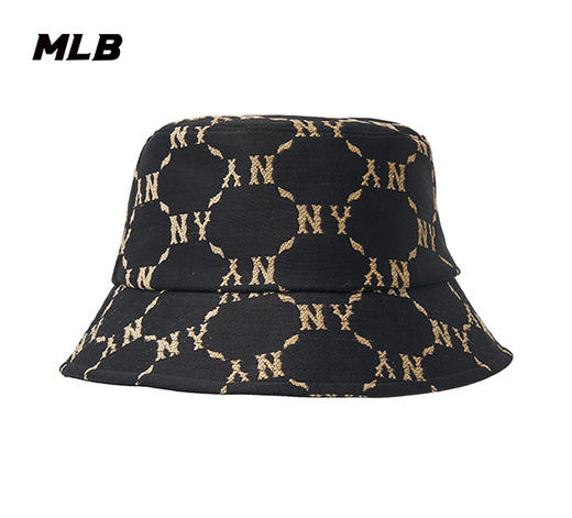 【57H/59H断码帽】【微瑕，如无货做退款处理】MLB24秋冬新款老花系列标准平顶渔夫帽3AHTM024N 商品图1