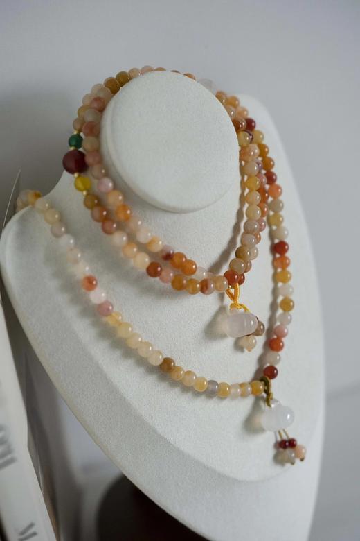 天然金丝玉多圈手串 贼显白的蜜糖配色 商品图10