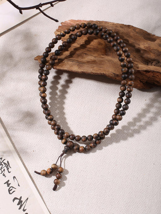 【天然绿棋楠沉香手串-素珠款】众香之魁 木中舍利｜品质严选 产地直发 商品图8