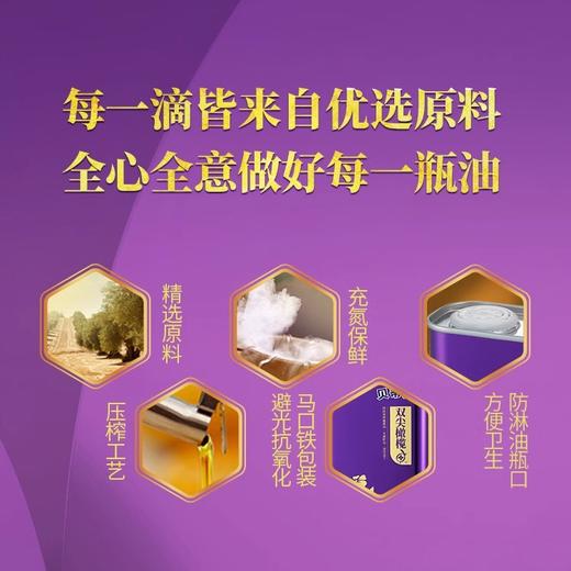 贝蒂斯双尖橄榄亚麻籽油500ml*2礼盒 商品图3
