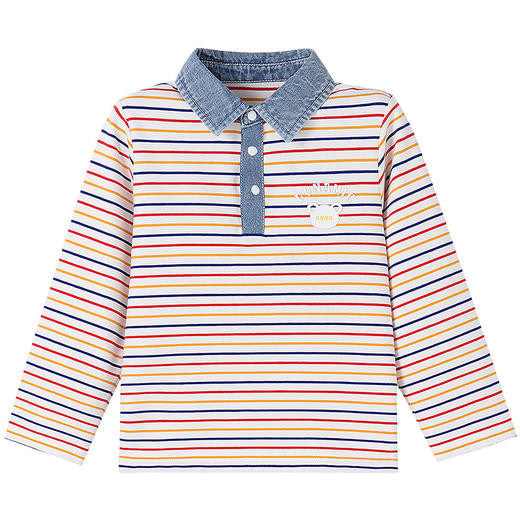 【实体店同款】男童翻领长袖针织衫秋季新款安奈儿童装XB531154 商品图6