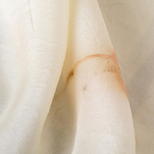 【林栖设计小店】【植物染】真丝丝巾草木染拓印2025秋季新款桑蚕丝围巾2953029 商品图4