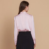 【缎面衬衫上衣】EITIE爱特爱气质优雅通勤立领显瘦2025秋季新款C2513814 商品缩略图5