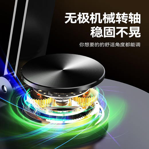 多功能手机金属桌面支架【360°随心旋转📱稳如泰山！】追剧、直播、网课全搞定！折叠便携，稳稳在线💯  商品图2
