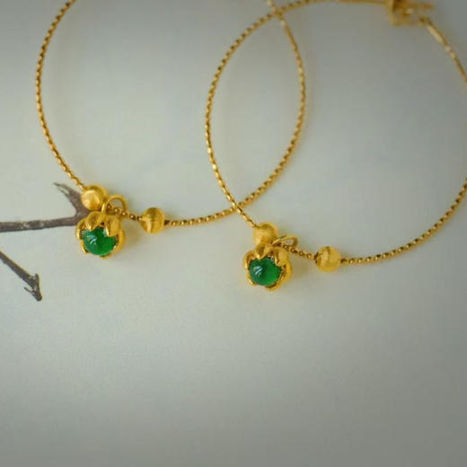 龢盒原创 18k金夏日清新耳环 商品图1