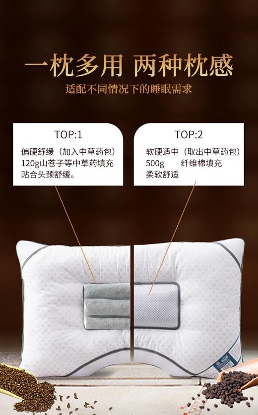 【2个装立减30元】山苍子决明子软管颈椎枕 商品图5
