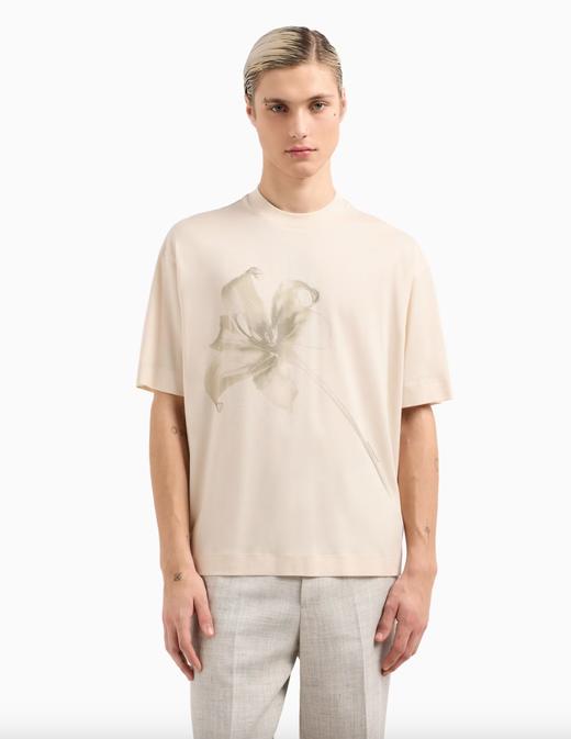 【新品现货到仓特惠秒】Emporio Armani 男士全棉质感简约商务休闲短袖T恤12404 商品图1