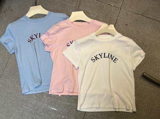 【门店同款】ENJOY夏季软糯字母印花T 162799222 商品图0