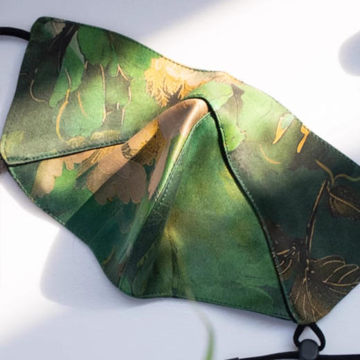 裁缝学苑AQ496香云纱口罩纸样女装新款百搭桑蚕丝面罩样板图纸 商品图1