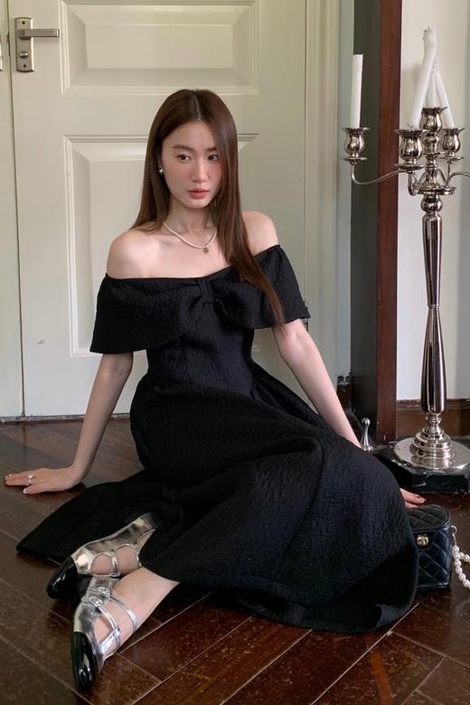 ELLA JADE 优雅气质蝴蝶结连衣裙 20862 商品图2