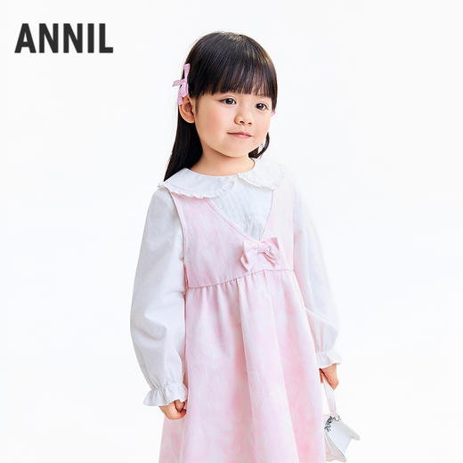 【实体店同款】女童翻领长袖上衣秋季新款安奈儿童装XG531195 商品图0