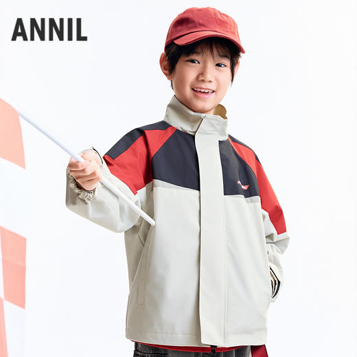 【实体店同款】男童梭织夹克外套秋季新款安奈儿童装AB535101 商品图1