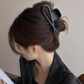 复古玳瑁色亚克力磨砂抓夹女高级感鲨鱼夹