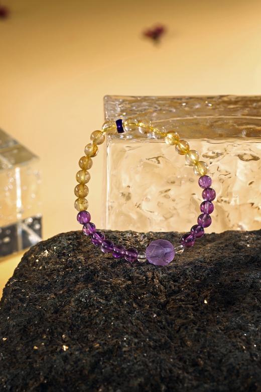 YFJ0002°招财进宝·金发晶手串 商品图1