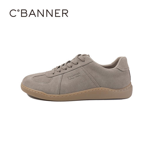 千百度秋季复古德训鞋质感牛绒鞋面强韧橡胶底男鞋A25481562 商品图1