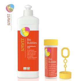 儿童玩耍多彩泡泡液45ml & 500ml 非常的易吹耐吹、泡泡不易破且持久、颜色五彩绚丽，非常适合吹大泡泡或连环泡泡； 德国进口有机泡泡液