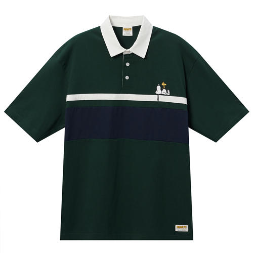 佐丹奴男装【史努比联名款】商场同款全棉舒适短袖POLO 01015379 商品图1