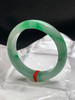 620404，55.6圈口，糯冰飘绿正圈平安镯，白底飘阳绿，色辣，种水好 商品缩略图1