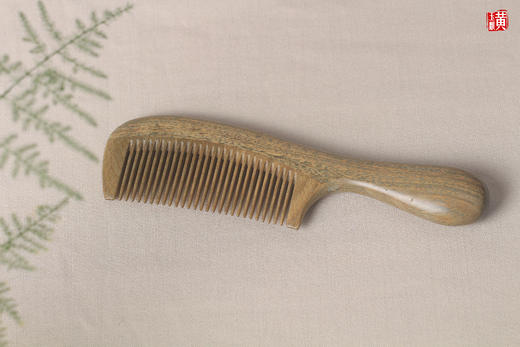 绿檀木梳【檀韵】 商品图0